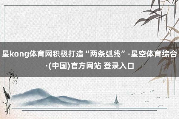 星kong体育网积极打造“两条弧线”-星空体育综合·(中国)官方网站 登录入口